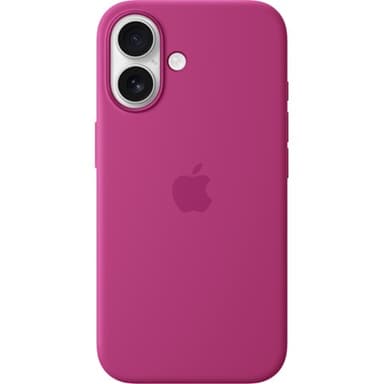 Apple Silicone Case Magsafe iPhone 16 Fuchisa
