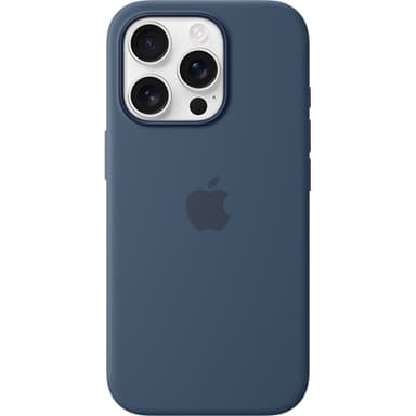 Apple Silicone Case Magsafe iPhone 16 Pro Mørkeblå