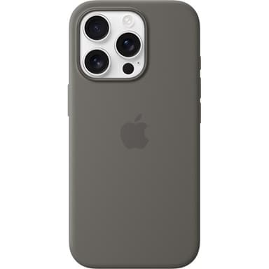 Apple Silicone Case Magsafe iPhone 16 Pro Grå