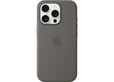 Apple Silicone Case Magsafe iPhone 16 Pro Grå