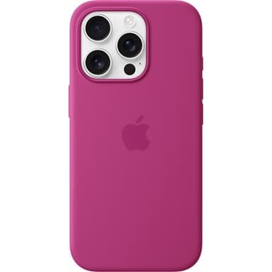 Apple Silikonskal med MagSafe iPhone 16 Pro Fuchsia