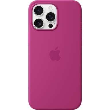 Apple Silicone Case Magsafe iPhone 16 Pro Max Fuksianpunainen