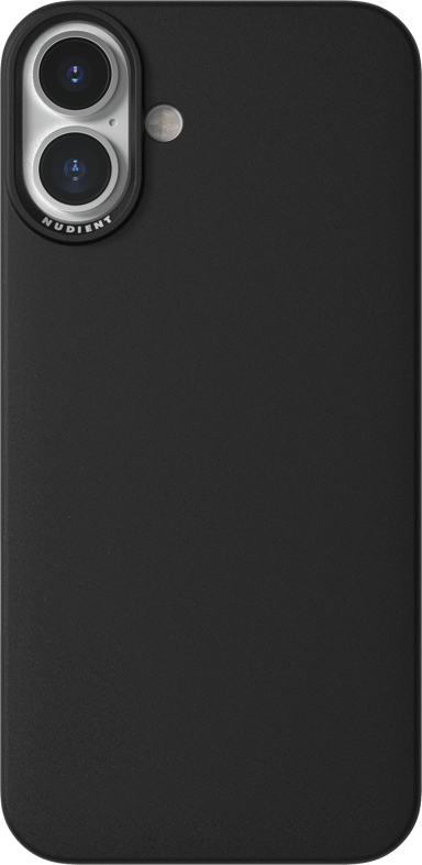 Nudient Thin Case iPhone 16 Plus Svart