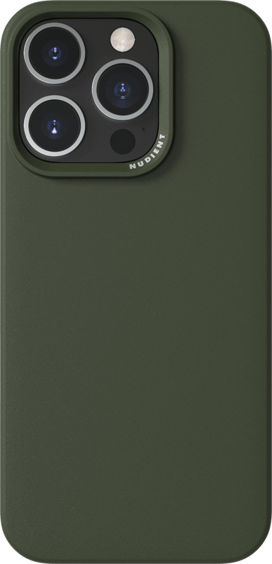 Nudient Thin Case iPhone 16 Pro Grön