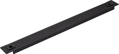 Prokord Täckpanel 1U 19" Svart Snap-in 