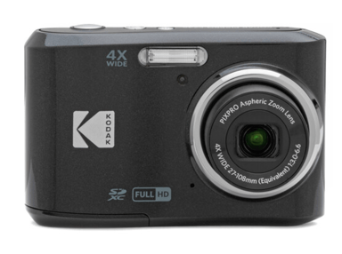 Kodak PIXPRO FZ45 1/2.3" Compact camera 16 MP CMOS 4608 x 3456 piksler Sort