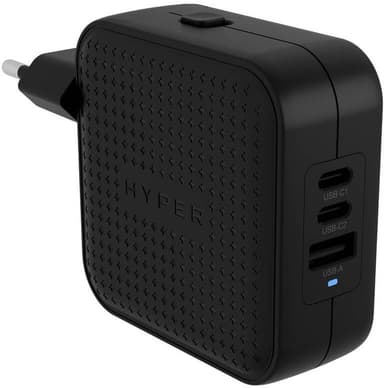 Targus HyperJuice 70 W USB-C GaN reiselader Svart