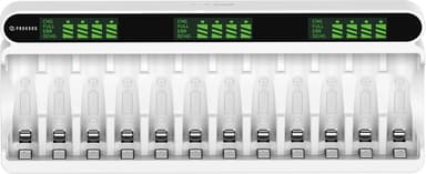 Prokord Batterilader AA/AAA 12 stk. 