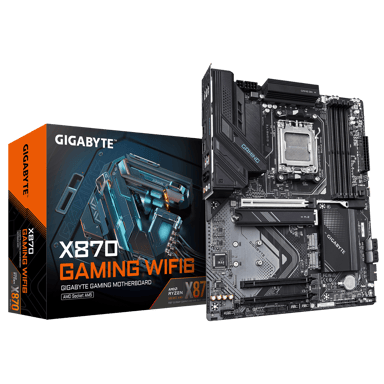 Gigabyte X870 GAMING WIFI6 Socket AM5 ATX Bundkort