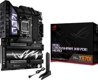 ASUS ROG CROSSHAIR X870E HERO Socket AM5 ATX Moderkort