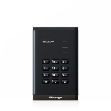 Istorage diskAshur3 SSD 256-bit 512GB USB Type-A / USB Type-C Svart