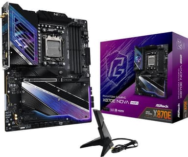 ASRock X870E NOVA WIFI Socket AM5 ATX Hovedkort