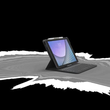 Zagg Messenger Folio 2 iPad 10.2" 7th gen iPad 10.2" 8th gen iPad 10.2" 9th gen Brits Engels Charcoal