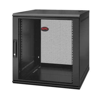 Apc NetShelter WX AR112SH6 - 12U, 19-tommers patchskap, veggmontert, ferdigmontert, 600 mm dyp 