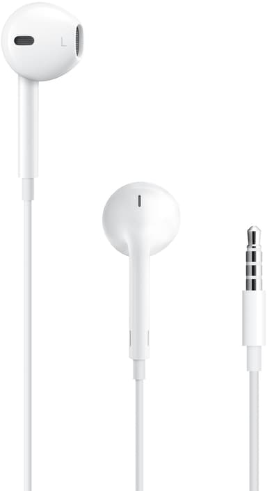 Apple EarPods 3,5 mm hovedtelefonstik Stereo Blanc, Hvid