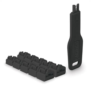 Lindy Port Blocker RJ45 Svart 10-Pack Inkl 1 Nyckel 