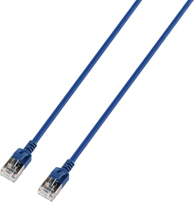 Prokord Slim Network cable / Patch cord LSZH RJ-45 Cat 6A 1.5m Bleu, Sininen