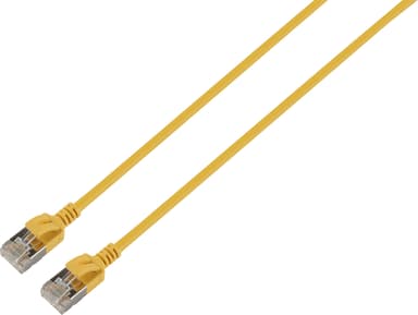 Prokord Slim Network cable / Patch cord LSZH RJ-45 Cat6a 1.5m Geel