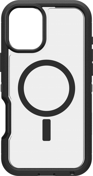 Otterbox Defender XT iPhone 16 Plus Läpinäkyvä, Musta