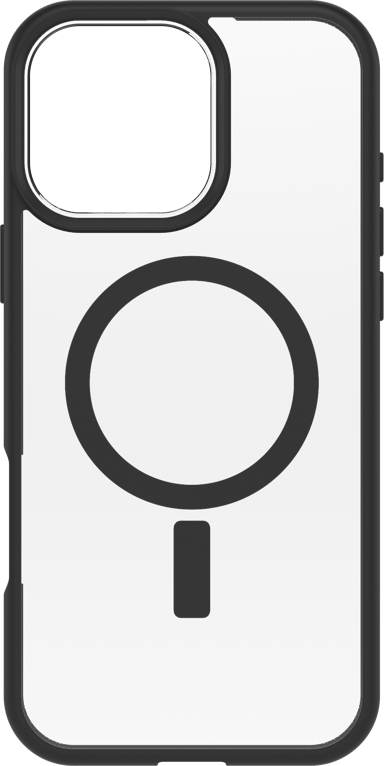 Otterbox React Magsafe iPhone 16 Pro Max Gjennomsiktig, Svart