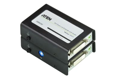 Aten VE602 audio/video extender AV-zender & ontvanger Zwart 