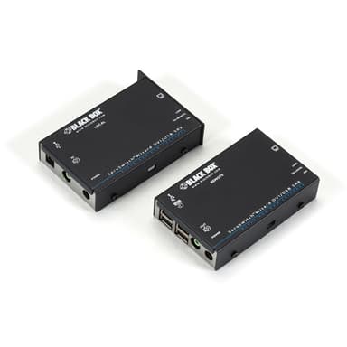 Black Box DVI-D USB KVM Extender med ljud, CATx 50 m 