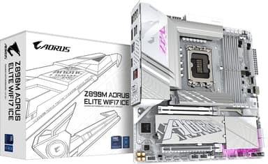 Gigabyte Z890M Aorus Elite WIFI7 Ice LGA 1851 ATX Bundkort