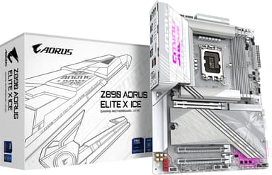 Gigabyte Z890 Aorus Elite X Ice LGA 1851 ATX Moederbord