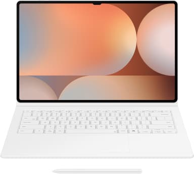 Samsung Book Cover Keyboard AI Key Samsung Galaxy Tab S10 Ultra Samsung Galaxy Tab S9 Ultra Pohjoismainen Valkoinen