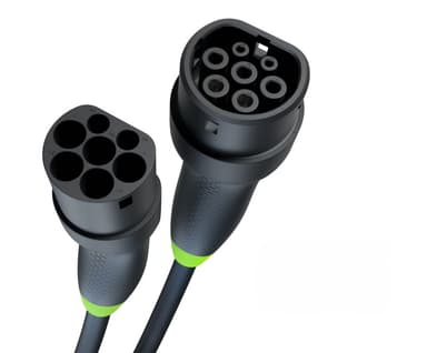 Green Cell Snap Type 2 EV Charging Cable 22kW 7m 7m
