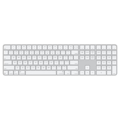 Apple Magic tastatur Universell USB + Bluetooth QWERTY US Engelsk Hvit Kablet og trådløst US Engelsk