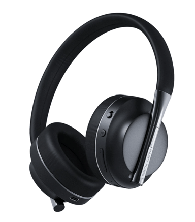 Happy Plugs PLAY Headset Bedraad en draadloos Hoofdband USB Type-C Bluetooth Zwart USB Type-C Zwart
