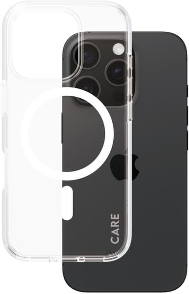 Panzerglass CARE Urban Combat Case MagSafe iPhone 16 Pro Gjennomsiktig