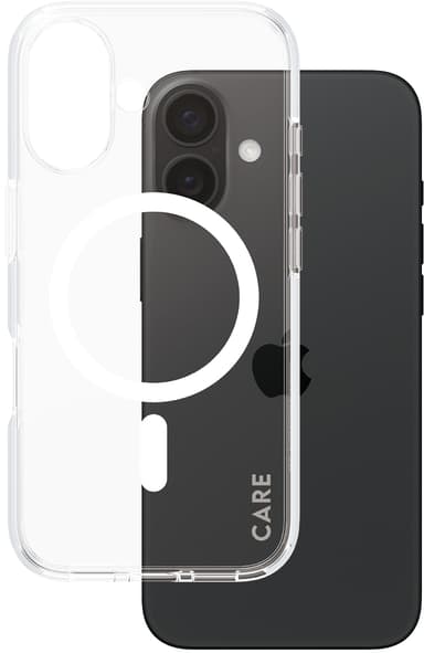 Panzerglass CARE Urban Combat Case MagSafe iPhone 16 Gjennomsiktig