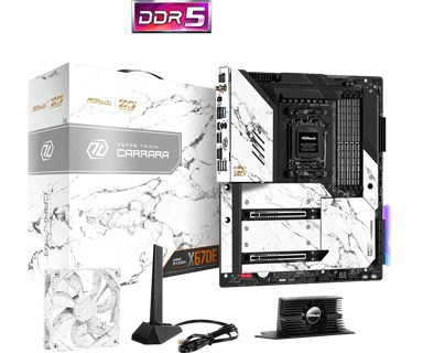 ASRock X670E Taichi Carrara AMD X670 Socket AM5 Verlengd ATX AM5 E-ATX Moederbord