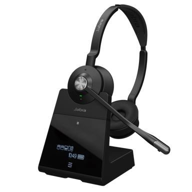 Jabra Engage 75 SE Hodesett Trådløs Hodebånd Kontor/kundesenter Bluetooth Sort Sort