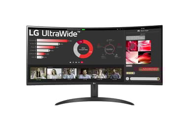 LG 34WR50QK-B computer monitor 86,4 cm (34") 3440 x 1440 Pixels Wide Quad HD Zwart 34" 3440 x 1440pixels VA 21:9 100Hz