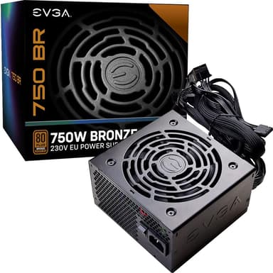 EVGA 750 BR 750W ATX 80 PLUS Bronze Voeding