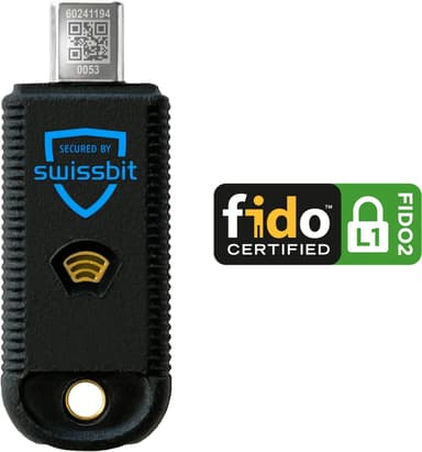 SWISSBIT IShield Key FIDO2 USB-C NFC 