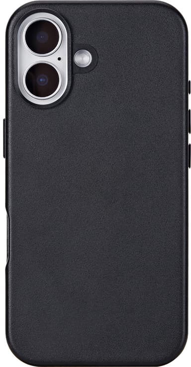 Cirafon Recycled Pu Leather Magsafe iPhone 16 Musta