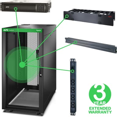 APC Komplett rack med UPS Small 