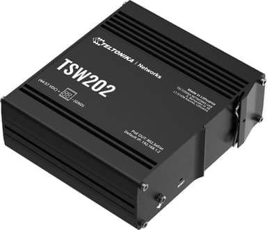 Teltonika TSW202 8xGE Industrial PoE+ 240W Switch 