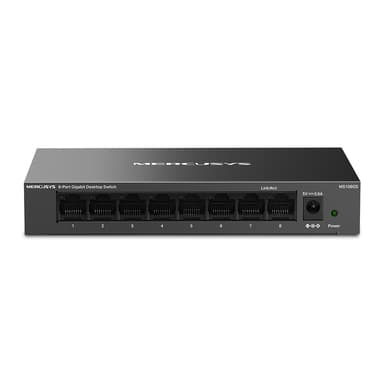 Mercusys MS108GS Network Switch Unmanaged Gigabit Ethernet (10/100/1000) Black 