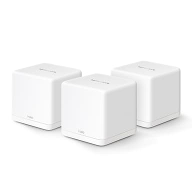Mercusys Halo H60X AX1500 Koko Kodin Mesh WiFi 6 -järjestelmä 3-pakkaus Valkoinen 