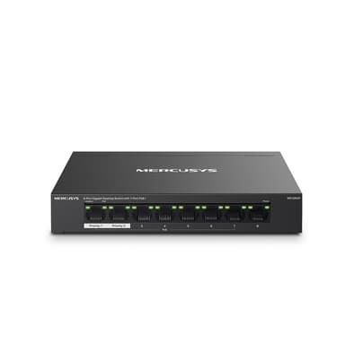 Mercusys MS108GP Network Switch Unmanaged Gigabit Ethernet (10/100/1000) Power over Ethernet (PoE) Black 