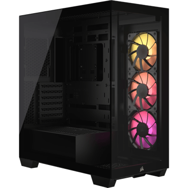 Corsair 3500X ARGB Glass Midi Tower Sort