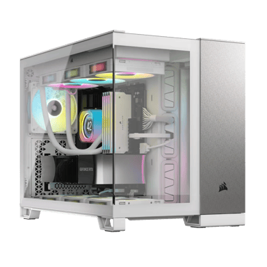 Corsair 2500X Midi Tower Harmaa Valkoinen