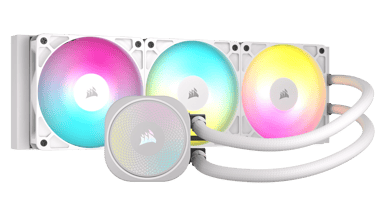 Corsair Nautilus 240 RGB AiO væskekjøler Hvit