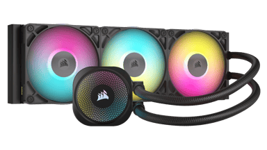 Corsair iCue Link Titan 360 AiO vattenkylare Svart
