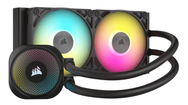 Corsair iCue Link Titan 240 AiO vattenkylare Svart